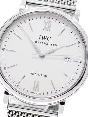IWC SCHAFFHAUSEN Portofino IW356505 Silver Dial Automatic Men's Watch_958552